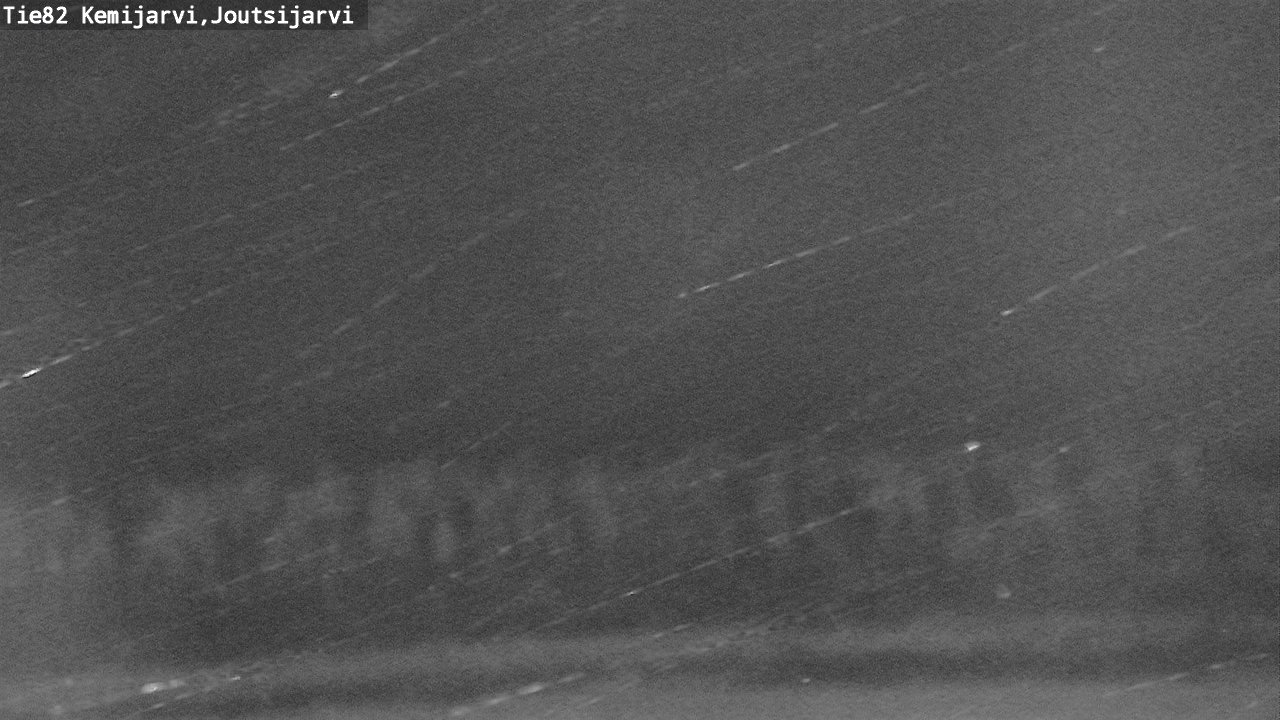 Weather Camera Image Road 82 Kemijärvi, Joutsijärvi, Kemijärvi, Lappi