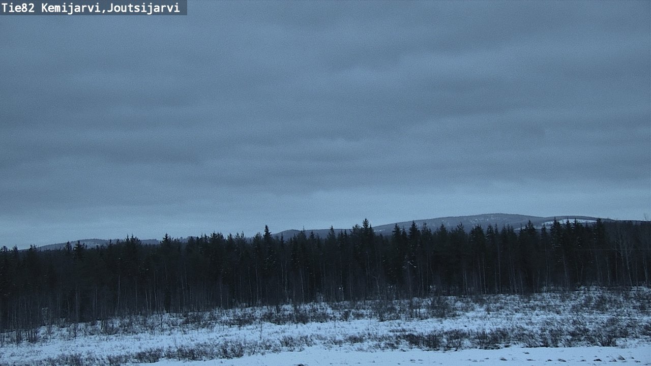 Kelikamerat Kuva Tie 82 Kemijärvi, Joutsijärvi, Kemijärvi, Lappi