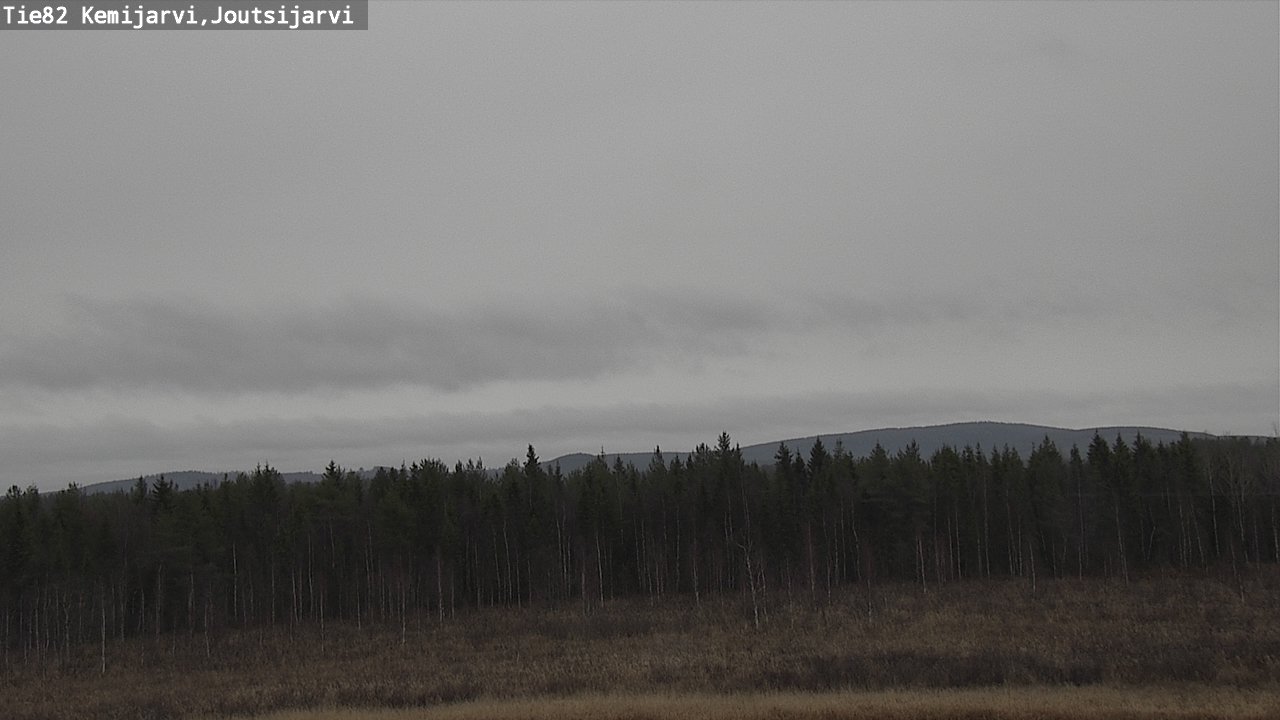 Weather Camera Image Väg 82 Kemijärvi, Joutsijärvi, Kemijärvi, Lappi