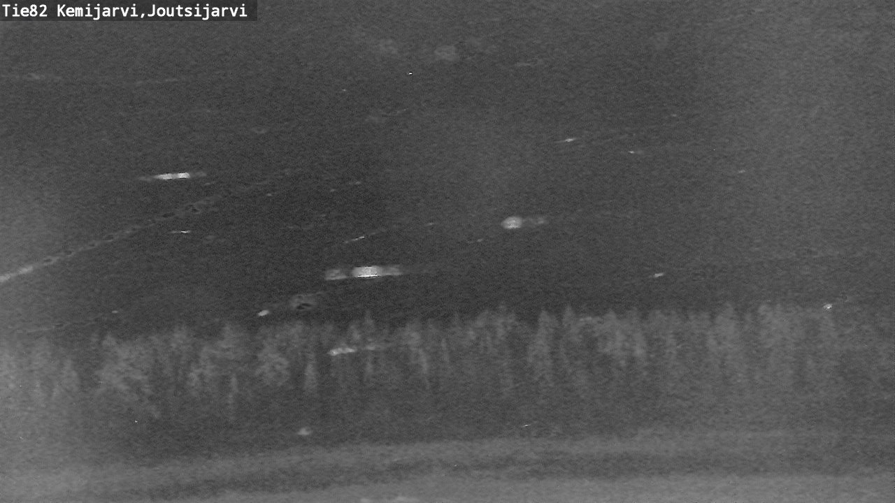 Weather Camera Image Road 82 Kemijärvi, Joutsijärvi, Kemijärvi, Lappi