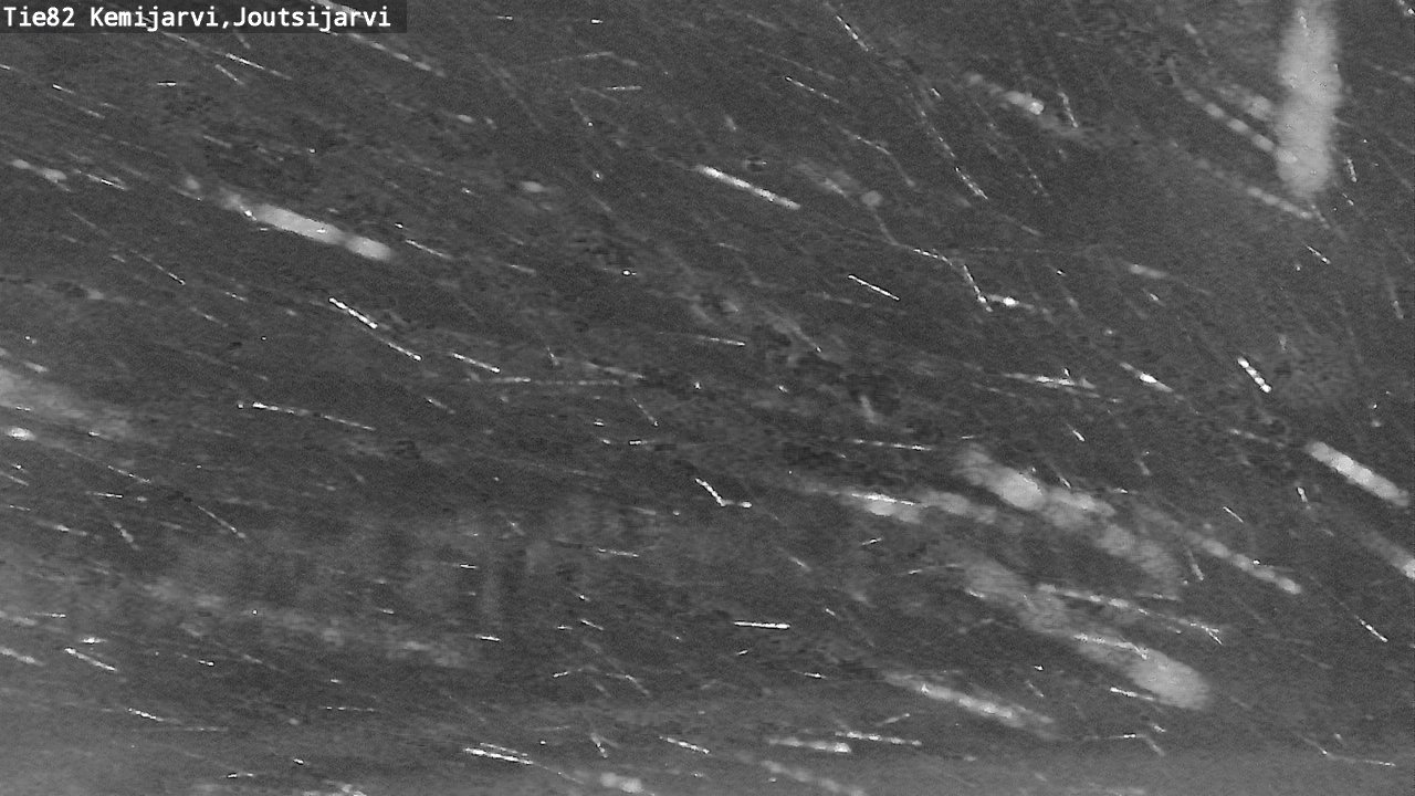 Weather Camera Image Road 82 Kemijärvi, Joutsijärvi, Kemijärvi, Lappi