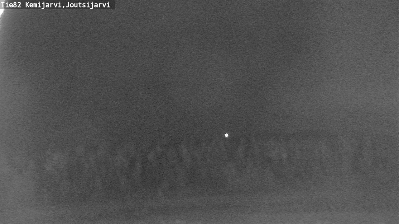 Weather Camera Image Road 82 Kemijärvi, Joutsijärvi, Kemijärvi, Lappi