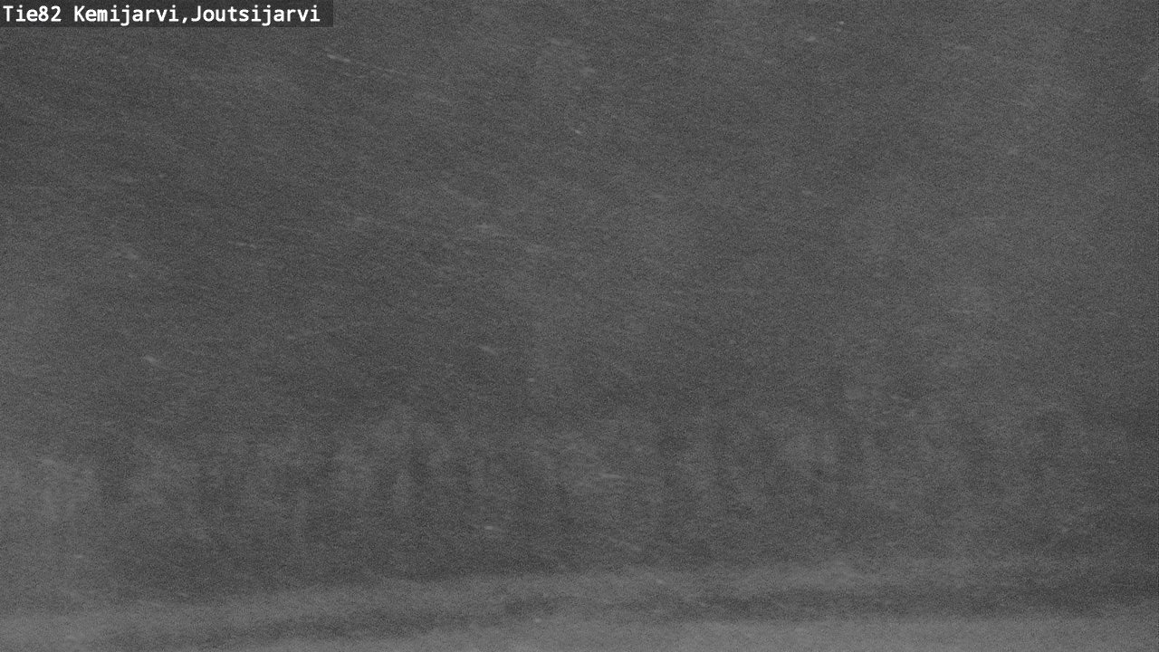 Weather Camera Image Road 82 Kemijärvi, Joutsijärvi, Kemijärvi, Lappi