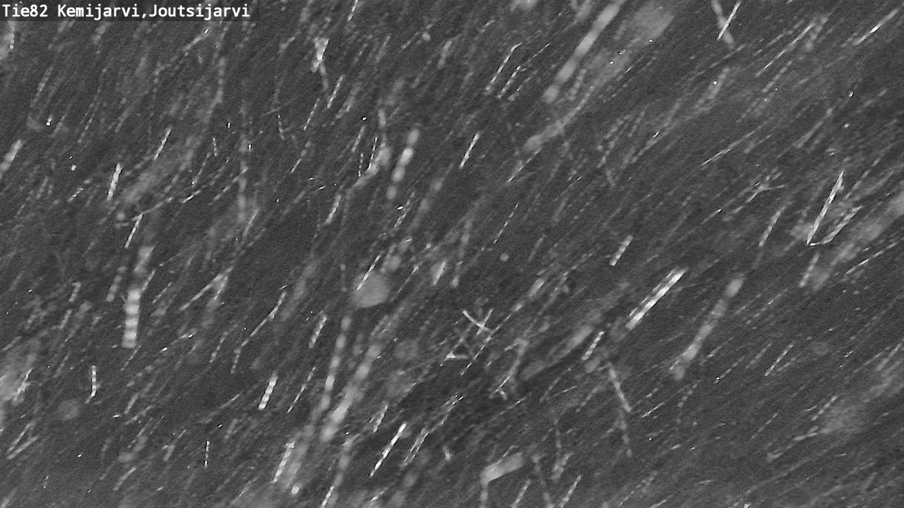 Weather Camera Image Road 82 Kemijärvi, Joutsijärvi, Kemijärvi, Lappi