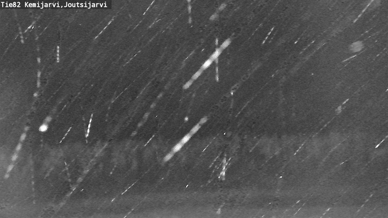 Weather Camera Image Road 82 Kemijärvi, Joutsijärvi, Kemijärvi, Lappi