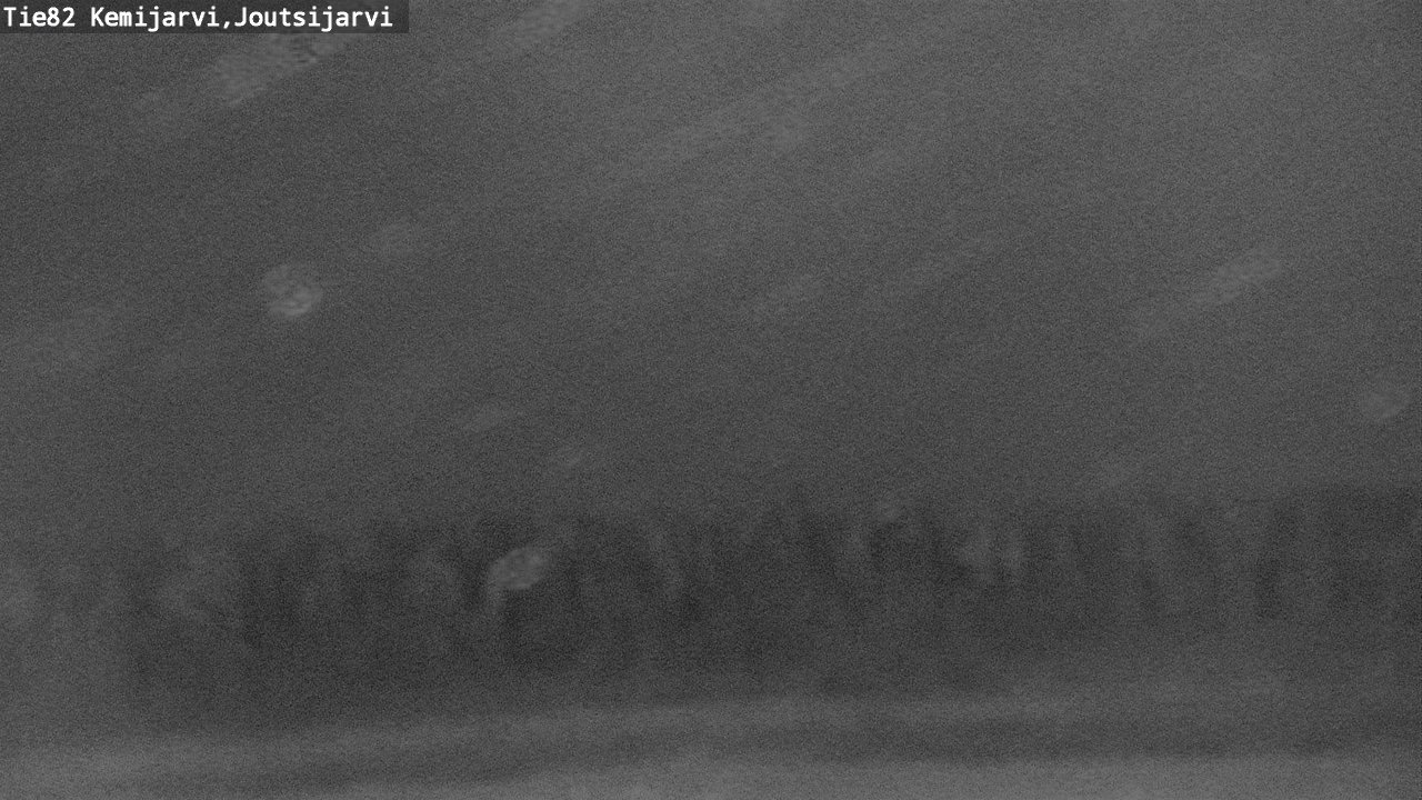 Weather Camera Image Road 82 Kemijärvi, Joutsijärvi, Kemijärvi, Lappi