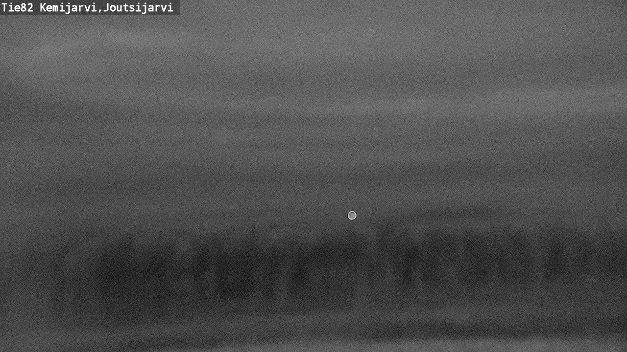 Weather Camera Image Väg 82 Kemijärvi, Joutsijärvi, Kemijärvi, Lappi