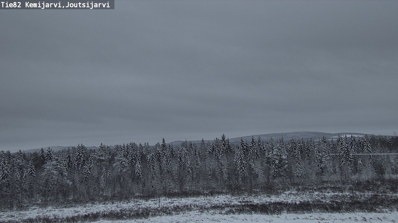 Kelikamerat Kuva Tie 82 Kemijärvi, Joutsijärvi, Kemijärvi, Lappi
