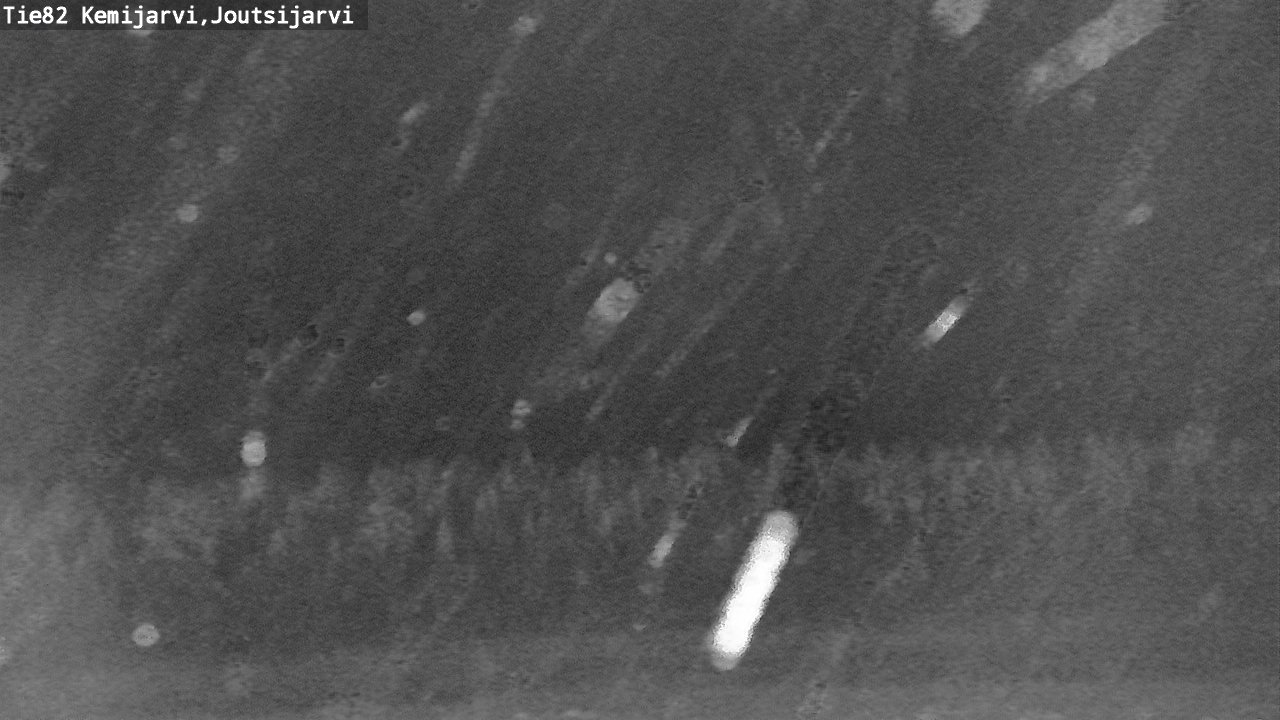 Weather Camera Image Road 82 Kemijärvi, Joutsijärvi, Kemijärvi, Lappi