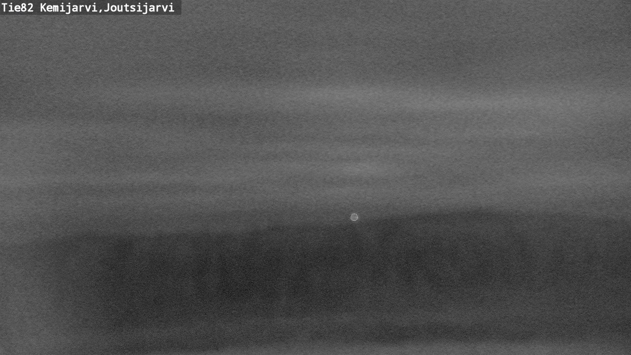 Weather Camera Image Väg 82 Kemijärvi, Joutsijärvi, Kemijärvi, Lappi