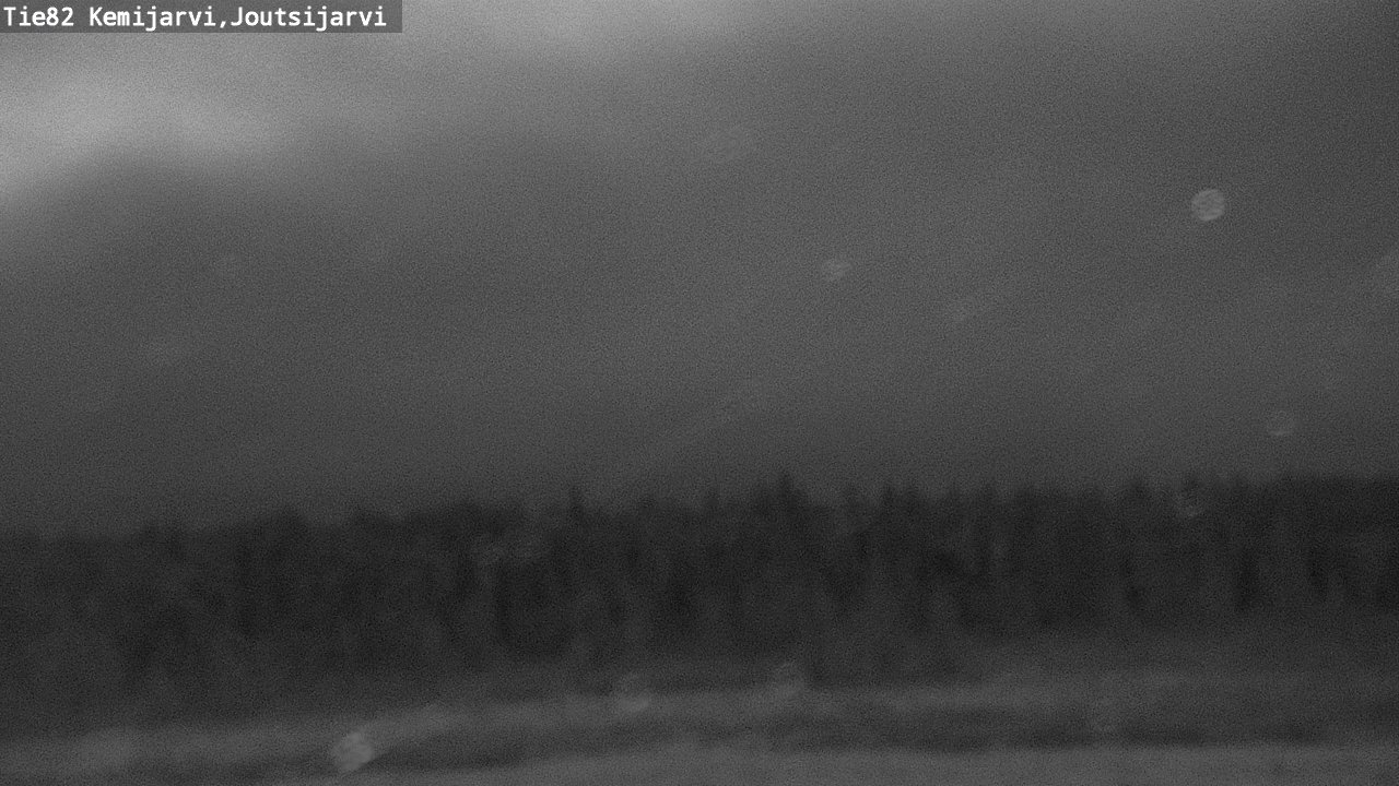 Weather Camera Image Road 82 Kemijärvi, Joutsijärvi, Kemijärvi, Lappi
