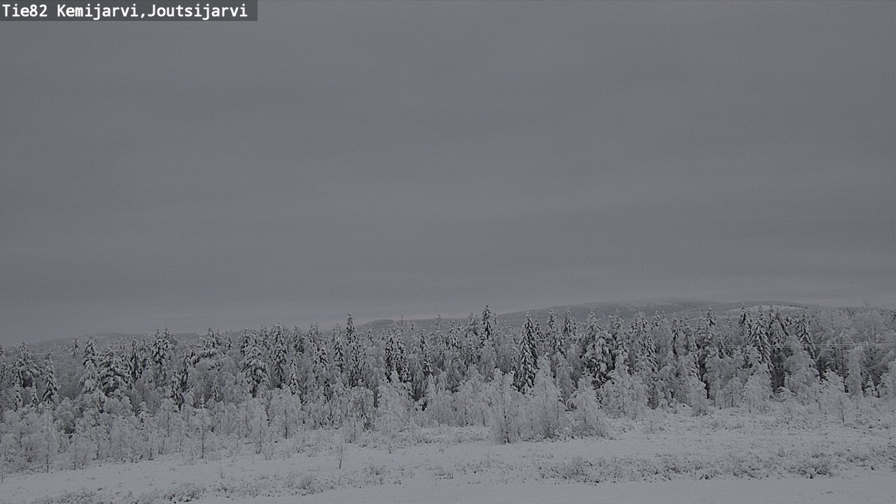 Kelikamerat Kuva Tie 82 Kemijärvi, Joutsijärvi, Kemijärvi, Lappi