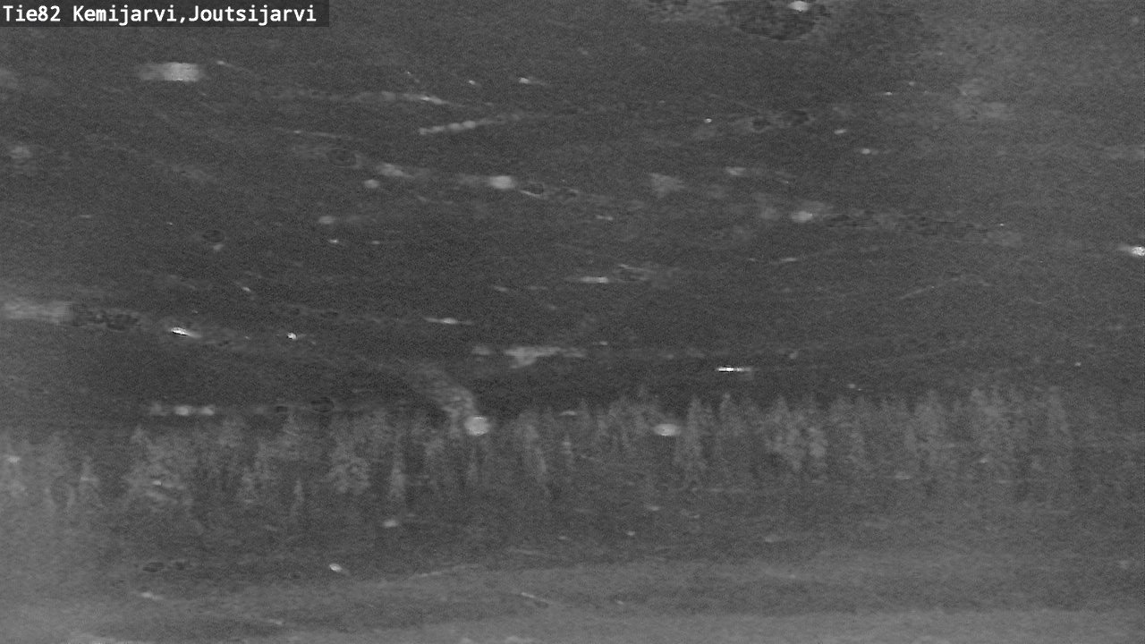 Weather Camera Image Road 82 Kemijärvi, Joutsijärvi, Kemijärvi, Lappi