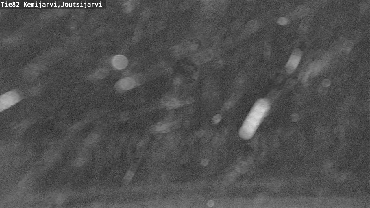 Weather Camera Image Road 82 Kemijärvi, Joutsijärvi, Kemijärvi, Lappi