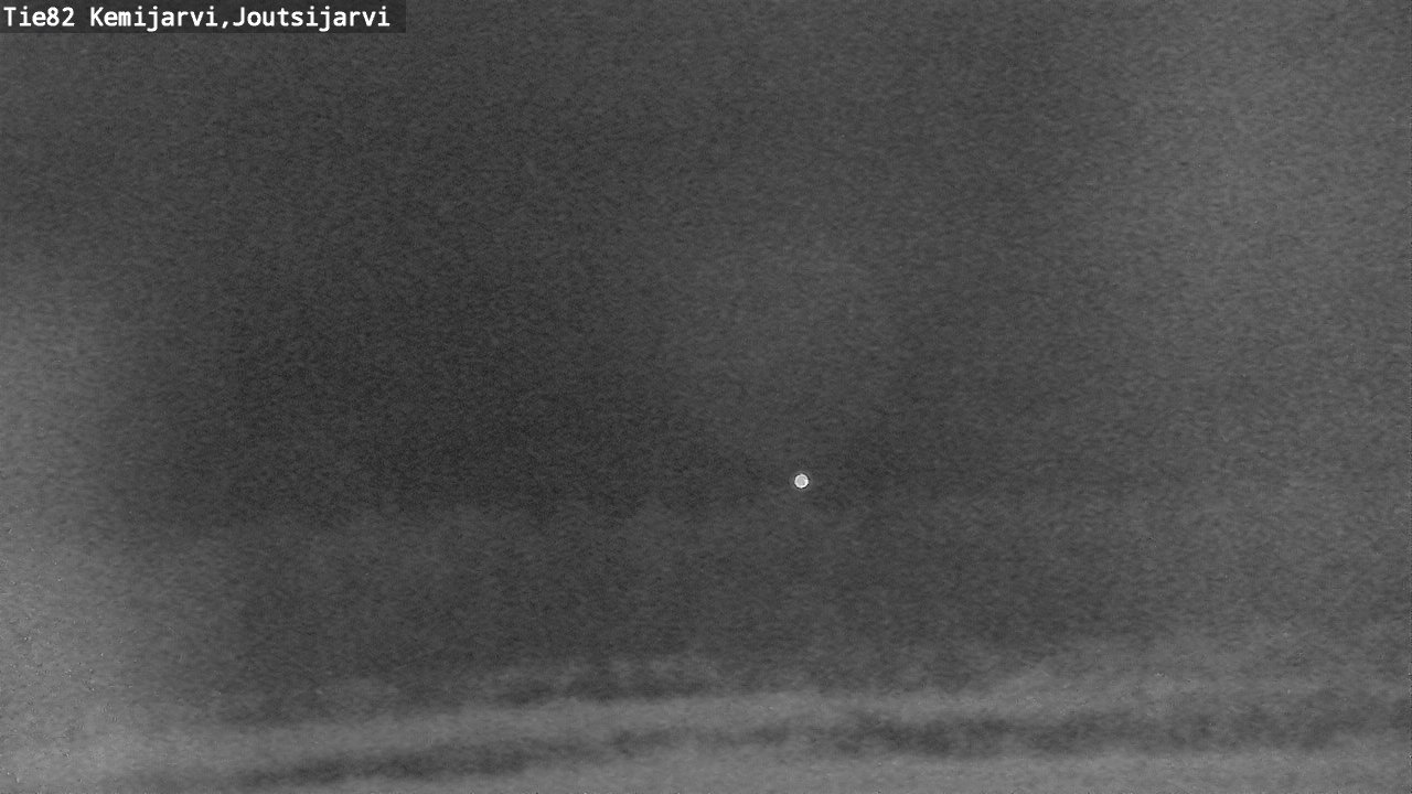 Weather Camera Image Road 82 Kemijärvi, Joutsijärvi, Kemijärvi, Lappi