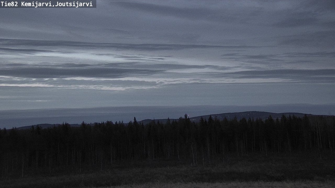Weather Camera Image Väg 82 Kemijärvi, Joutsijärvi, Kemijärvi, Lappi