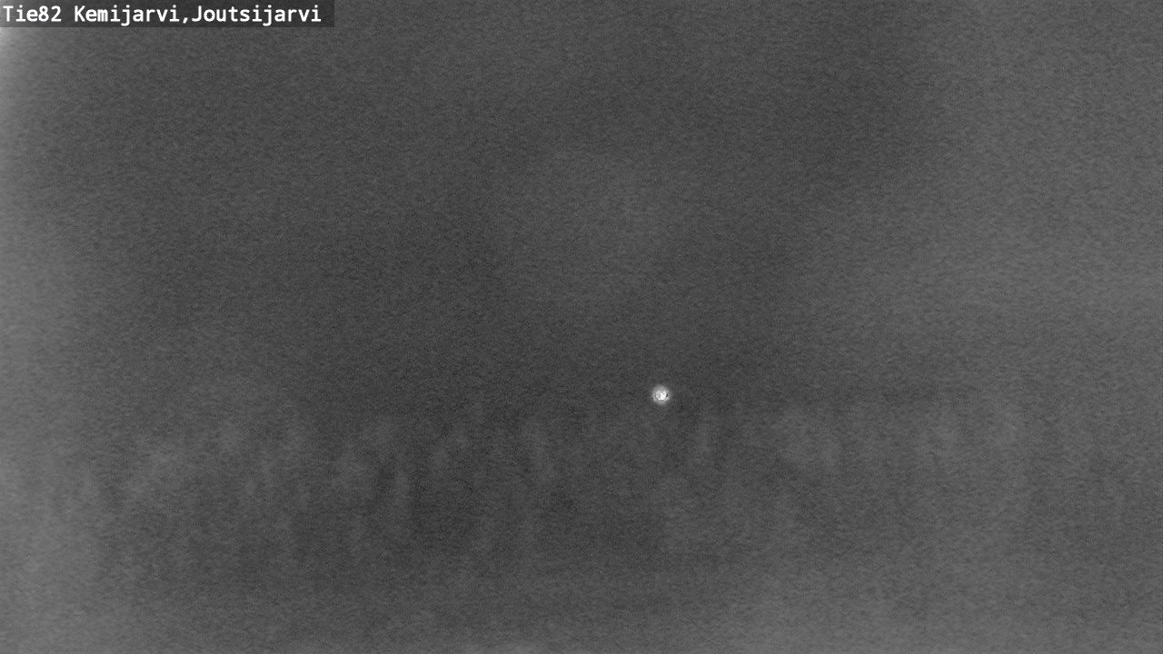 Weather Camera Image Road 82 Kemijärvi, Joutsijärvi, Kemijärvi, Lappi