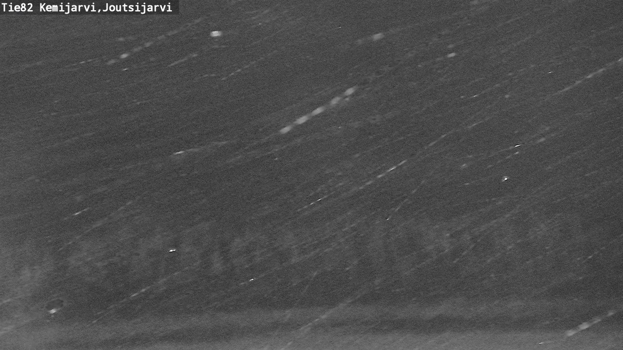 Weather Camera Image Road 82 Kemijärvi, Joutsijärvi, Kemijärvi, Lappi