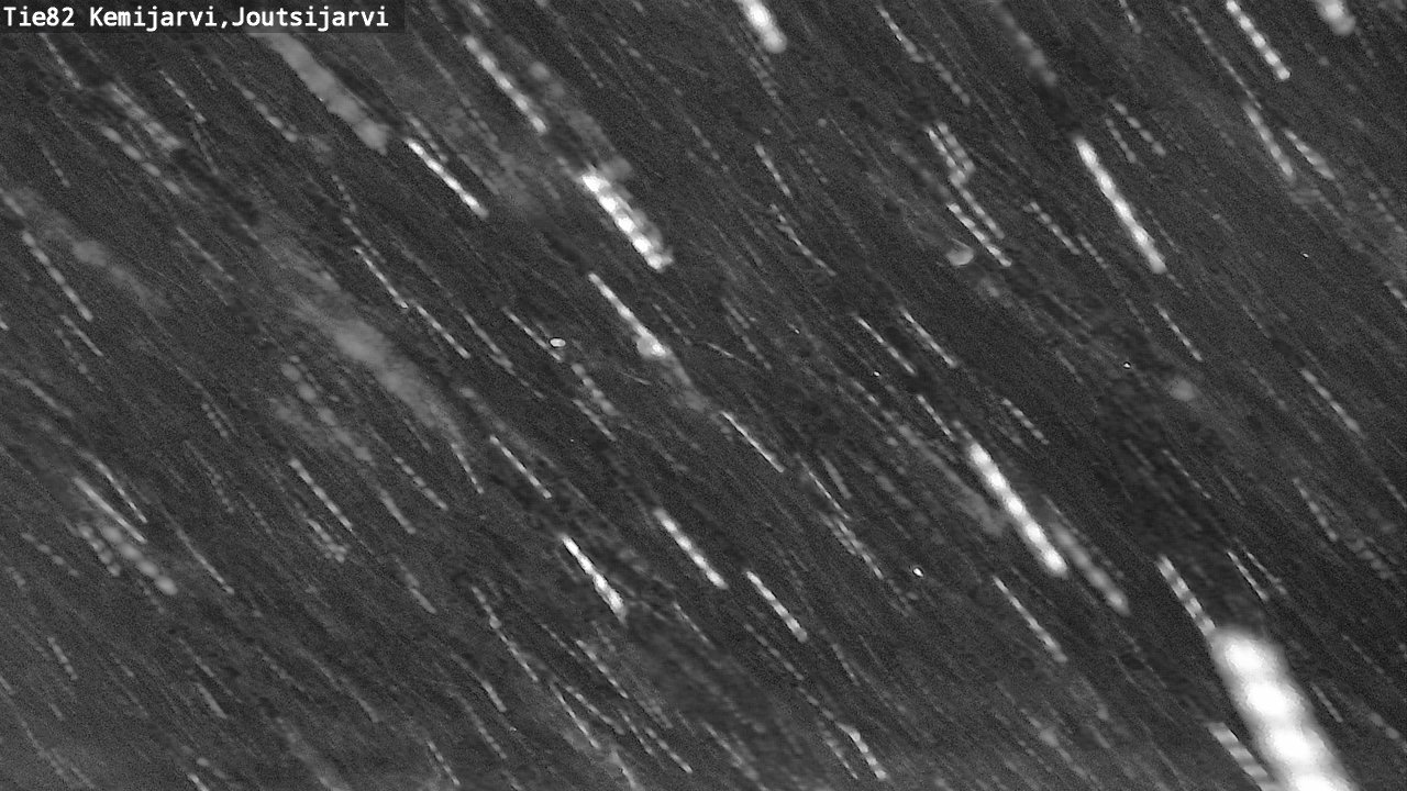 Weather Camera Image Road 82 Kemijärvi, Joutsijärvi, Kemijärvi, Lappi