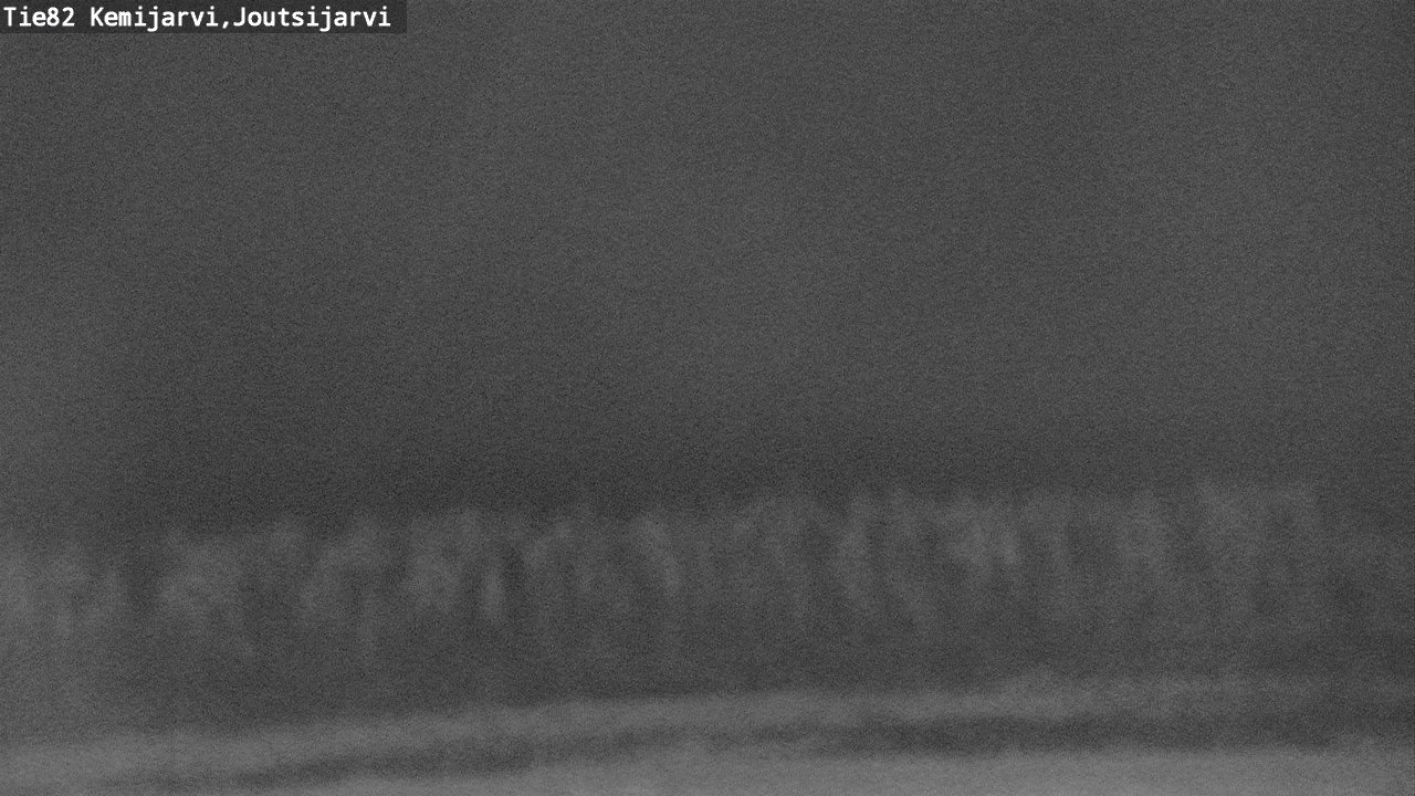 Weather Camera Image Road 82 Kemijärvi, Joutsijärvi, Kemijärvi, Lappi