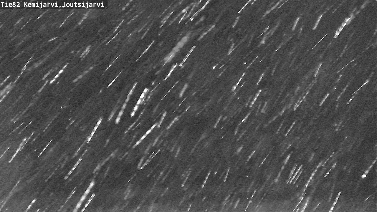 Weather Camera Image Road 82 Kemijärvi, Joutsijärvi, Kemijärvi, Lappi