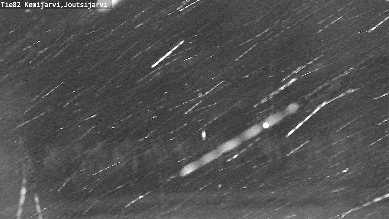 Weather Camera Image Road 82 Kemijärvi, Joutsijärvi, Kemijärvi, Lappi