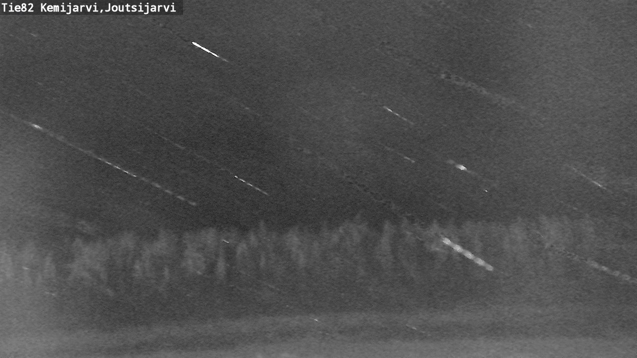 Weather Camera Image Road 82 Kemijärvi, Joutsijärvi, Kemijärvi, Lappi