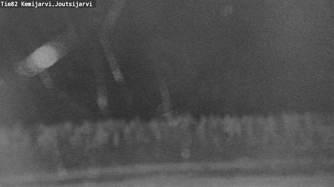 Weather Camera Image Road 82 Kemijärvi, Joutsijärvi, Kemijärvi, Lappi