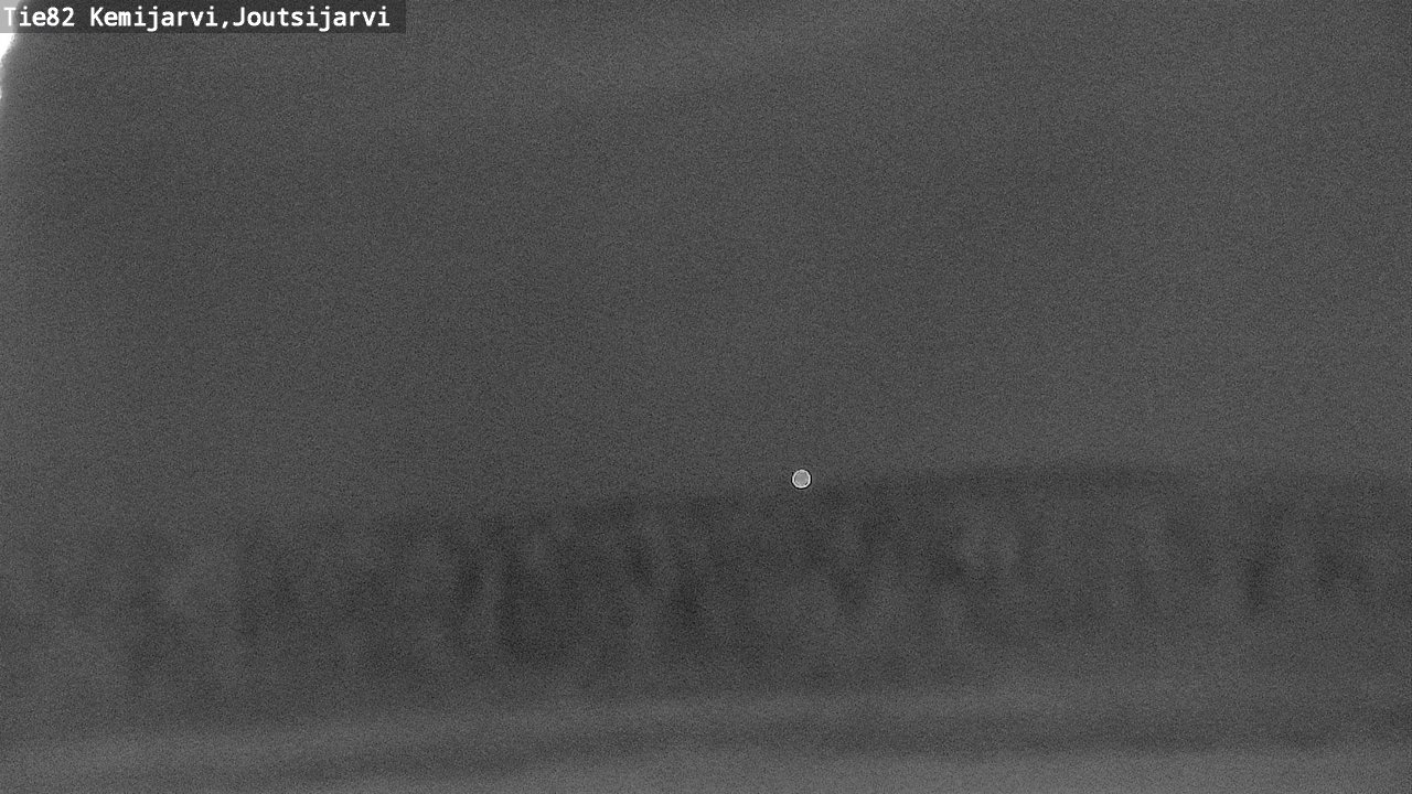 Weather Camera Image Väg 82 Kemijärvi, Joutsijärvi, Kemijärvi, Lappi