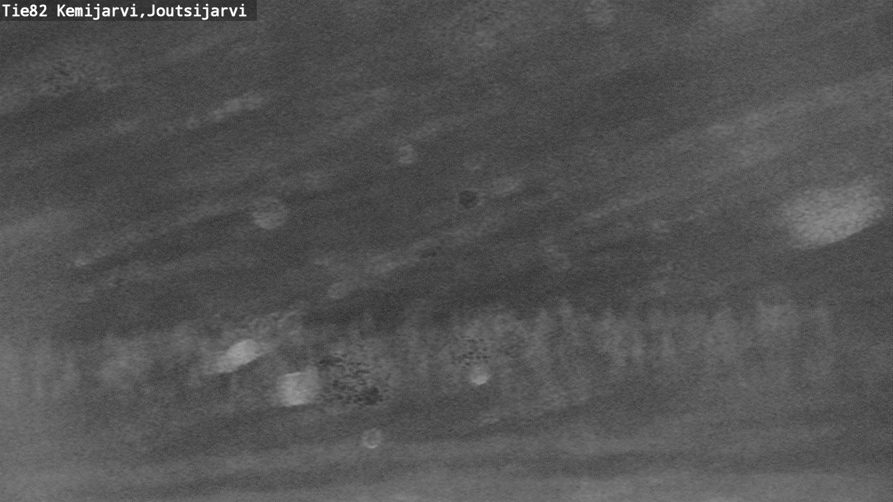 Weather Camera Image Road 82 Kemijärvi, Joutsijärvi, Kemijärvi, Lappi