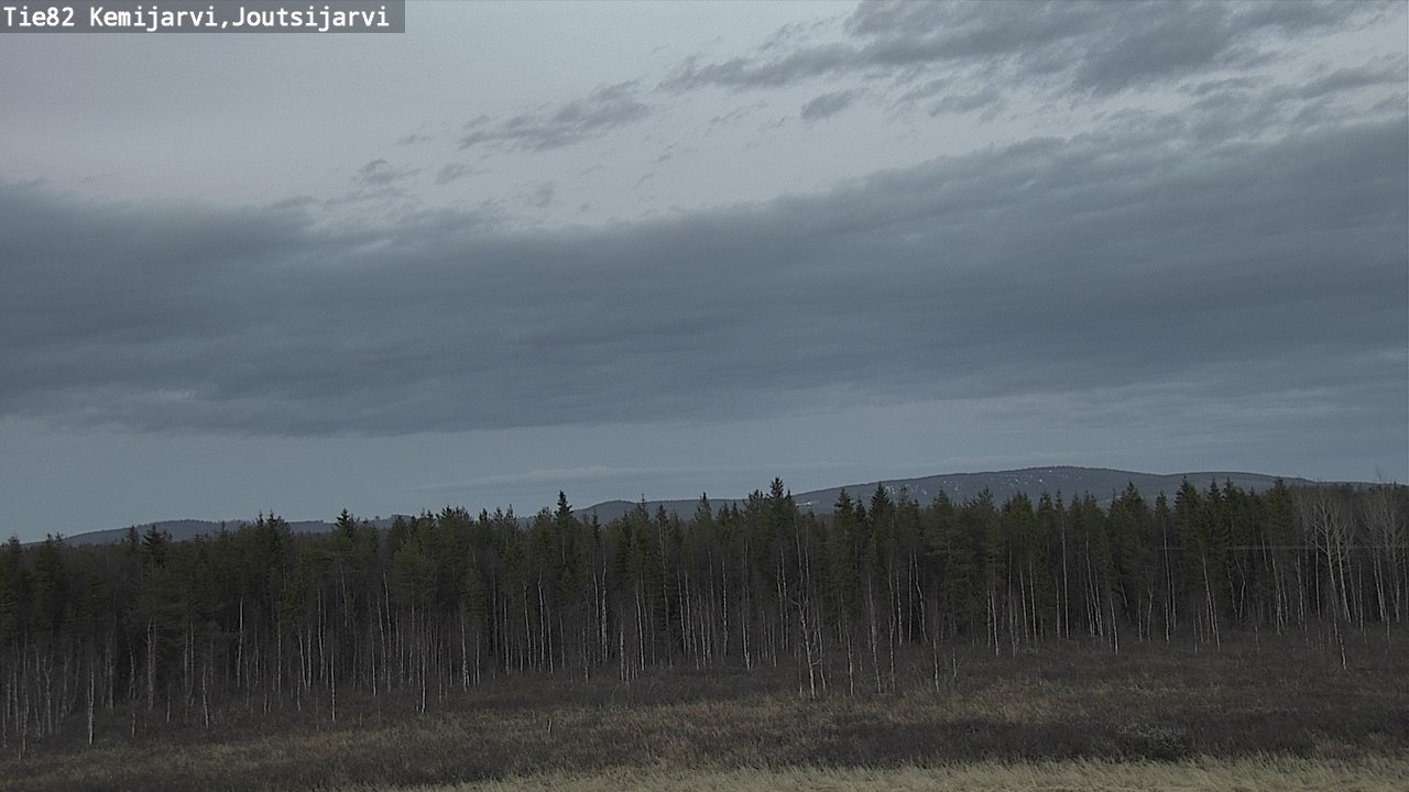 Weather Camera Image Road 82 Kemijärvi, Joutsijärvi, Kemijärvi, Lappi