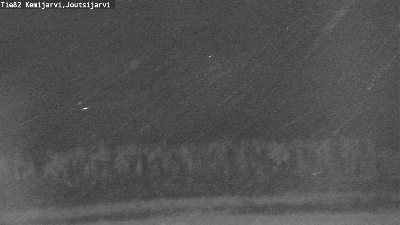 Weather Camera Image Road 82 Kemijärvi, Joutsijärvi, Kemijärvi, Lappi