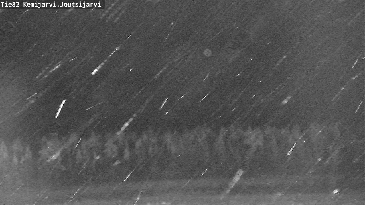 Weather Camera Image Road 82 Kemijärvi, Joutsijärvi, Kemijärvi, Lappi