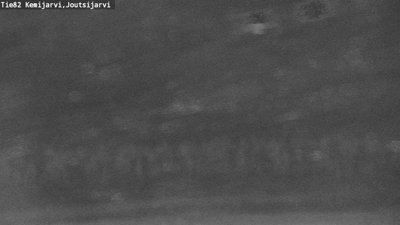 Weather Camera Image Road 82 Kemijärvi, Joutsijärvi, Kemijärvi, Lappi