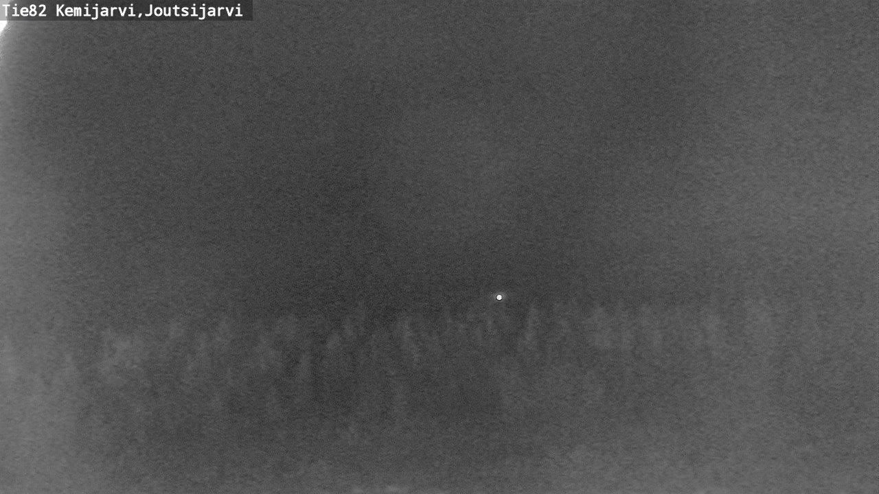 Weather Camera Image Road 82 Kemijärvi, Joutsijärvi, Kemijärvi, Lappi