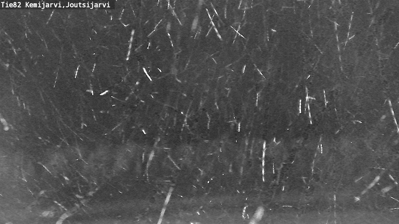 Weather Camera Image Road 82 Kemijärvi, Joutsijärvi, Kemijärvi, Lappi