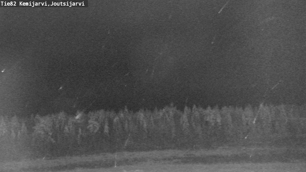 Weather Camera Image Road 82 Kemijärvi, Joutsijärvi, Kemijärvi, Lappi