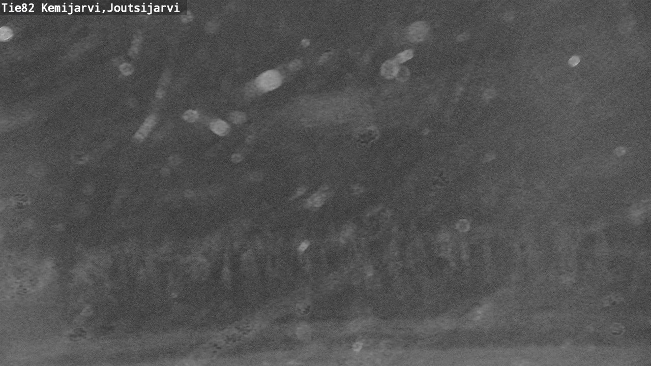Weather Camera Image Road 82 Kemijärvi, Joutsijärvi, Kemijärvi, Lappi