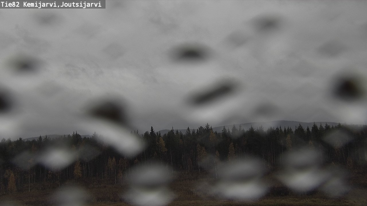Weather Camera Image Road 82 Kemijärvi, Joutsijärvi, Kemijärvi, Lappi