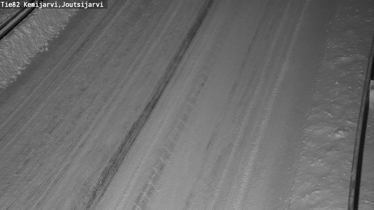 Weather Camera Image Road 82 Kemijärvi, Joutsijärvi, Kemijärvi, Lappi