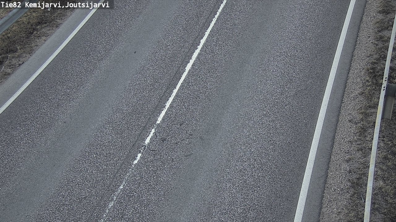 Weather Camera Image Road 82 Kemijärvi, Joutsijärvi, Kemijärvi, Lappi
