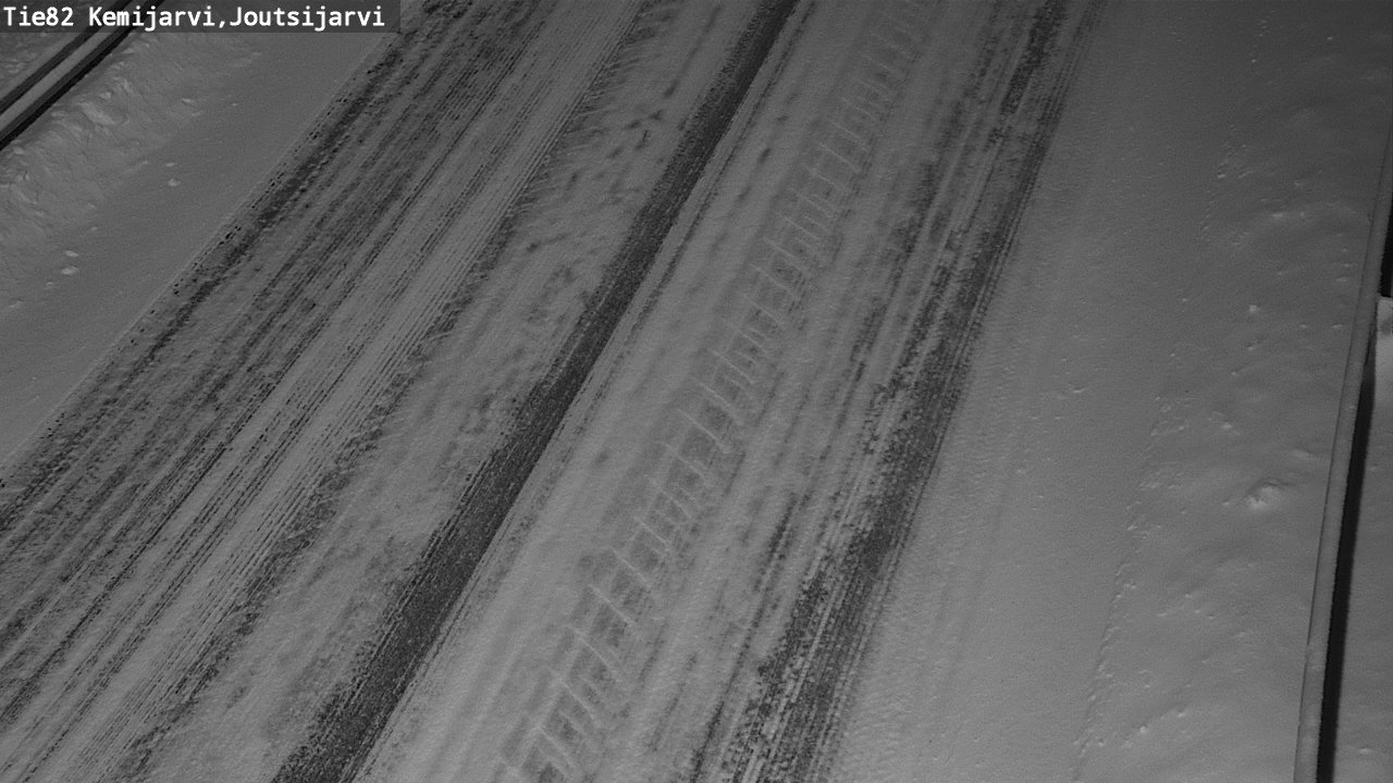 Weather Camera Image Väg 82 Kemijärvi, Joutsijärvi, Kemijärvi, Lappi