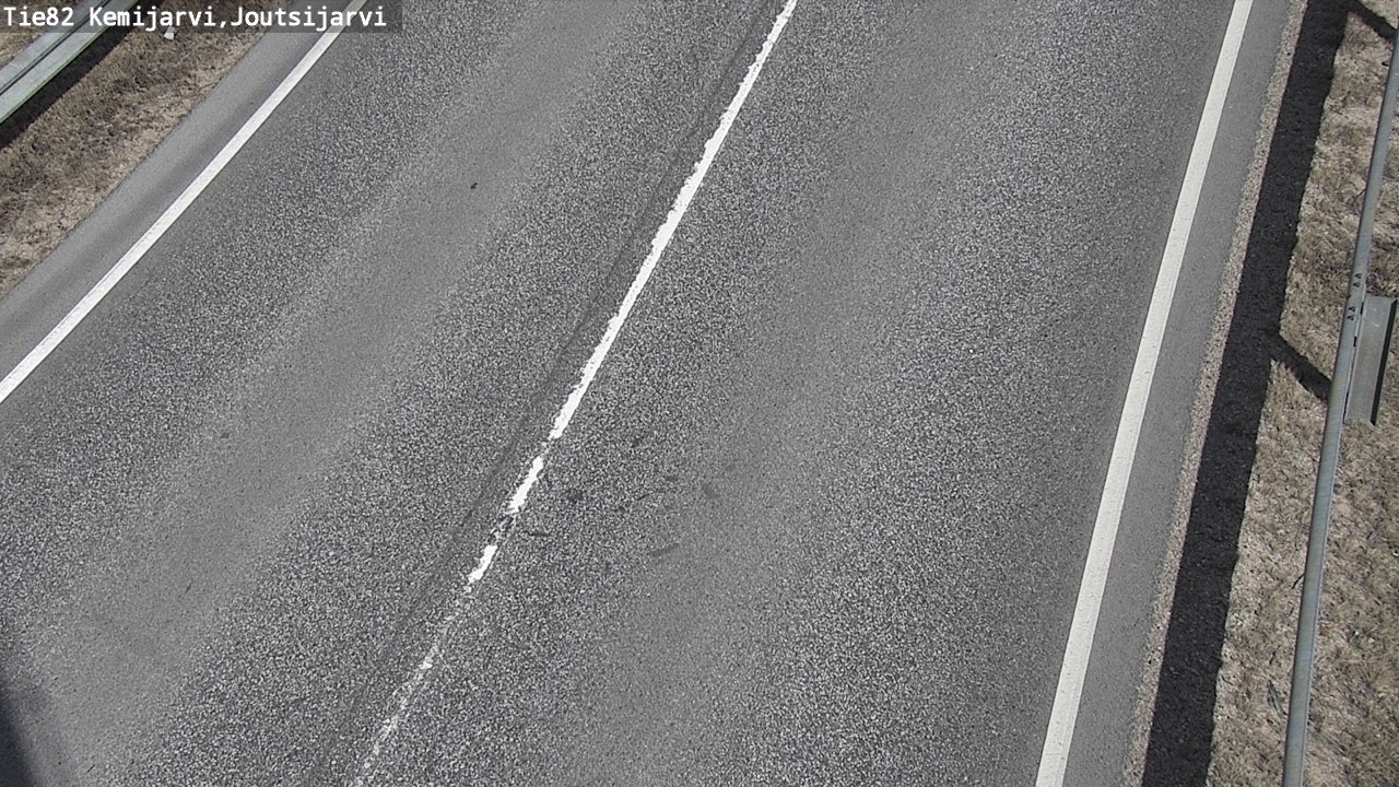 Weather Camera Image Väg 82 Kemijärvi, Joutsijärvi, Kemijärvi, Lappi