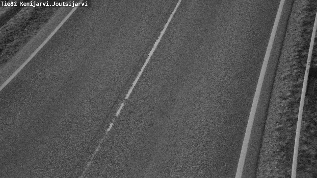 Weather Camera Image Road 82 Kemijärvi, Joutsijärvi, Kemijärvi, Lappi