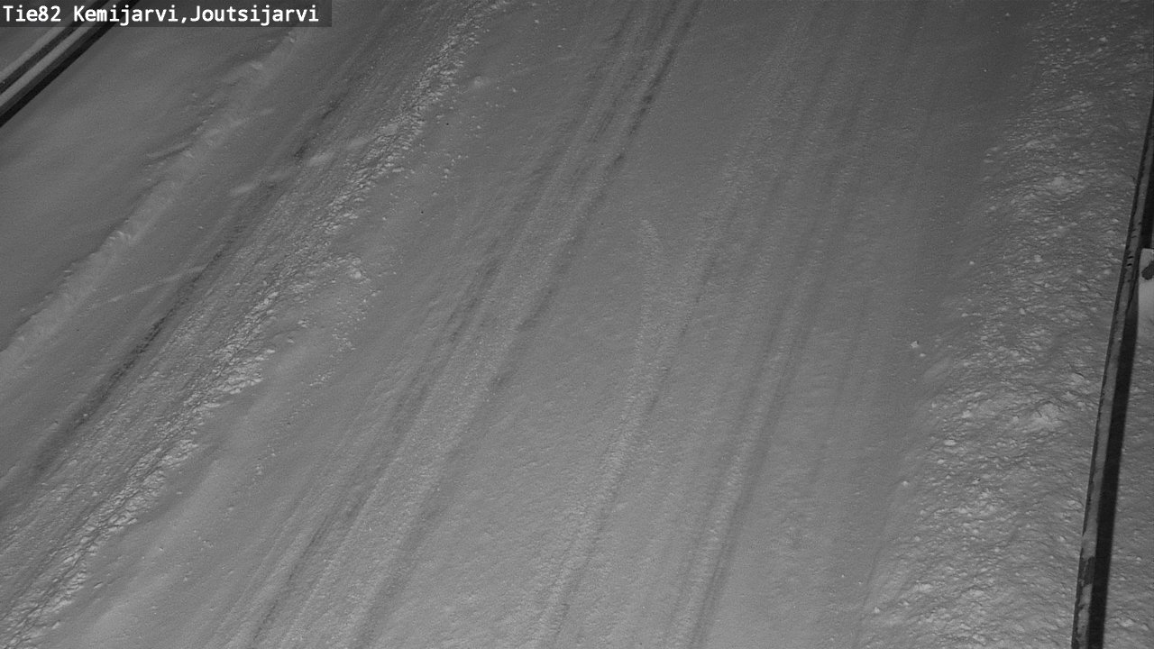 Weather Camera Image Road 82 Kemijärvi, Joutsijärvi, Kemijärvi, Lappi