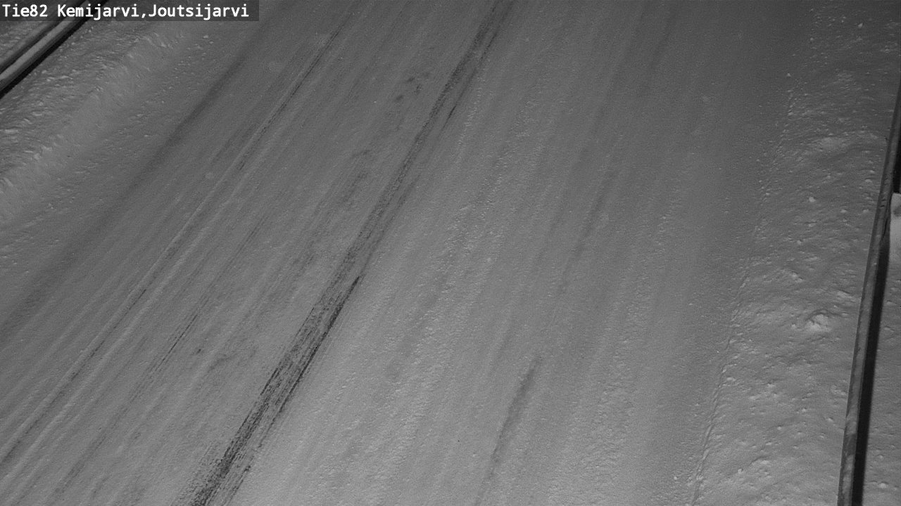 Weather Camera Image Road 82 Kemijärvi, Joutsijärvi, Kemijärvi, Lappi