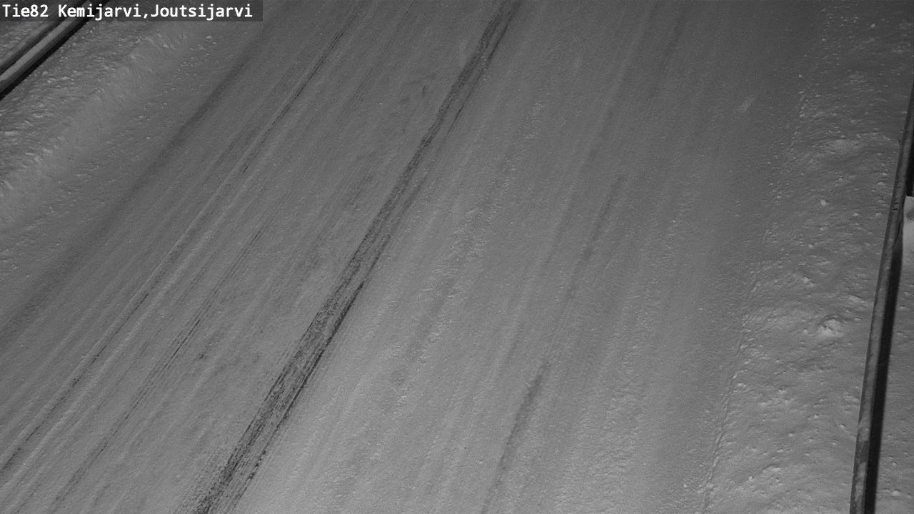 Weather Camera Image Road 82 Kemijärvi, Joutsijärvi, Kemijärvi, Lappi