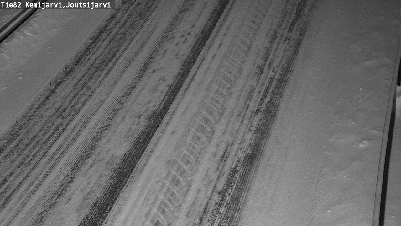 Weather Camera Image Väg 82 Kemijärvi, Joutsijärvi, Kemijärvi, Lappi