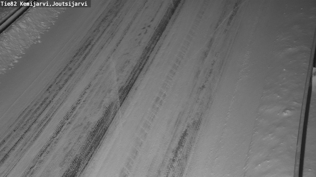 Weather Camera Image Road 82 Kemijärvi, Joutsijärvi, Kemijärvi, Lappi