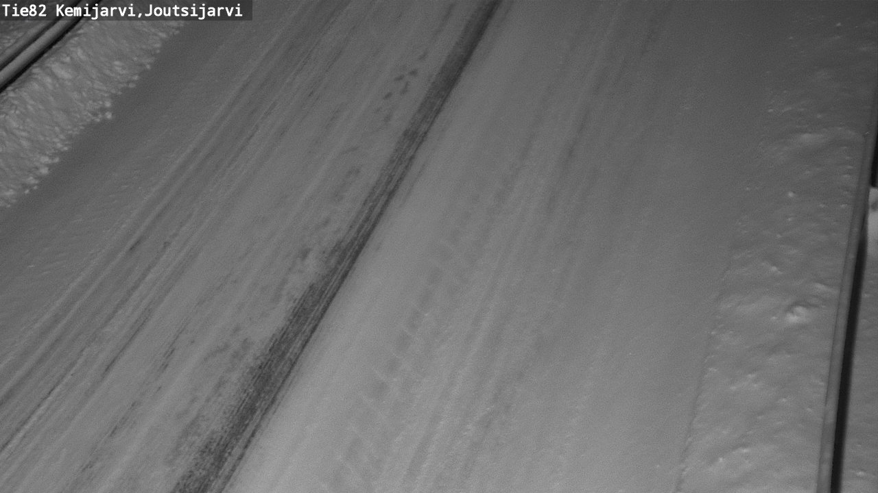 Weather Camera Image Road 82 Kemijärvi, Joutsijärvi, Kemijärvi, Lappi